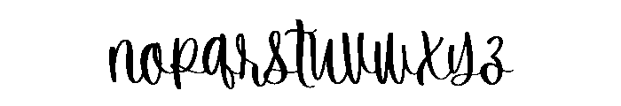 Whimsical Wedding2 Font LOWERCASE