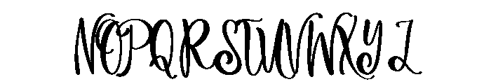 Whimsical Wedding Font UPPERCASE