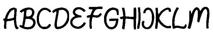 Whimsical_Winter Font UPPERCASE