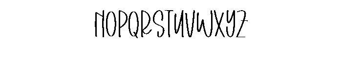Whimsical1 Font UPPERCASE