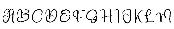 Whimsicle Font UPPERCASE