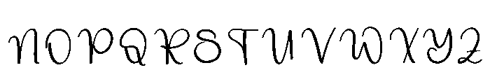 Whimsicle Font UPPERCASE