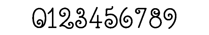 Whimsy Curl Font OTHER CHARS