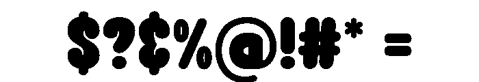 Whimsy Glowing Regular Font OTHER CHARS