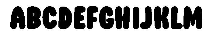 Whimsy Glowing Regular Font UPPERCASE