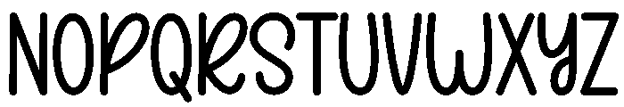 Whimsy Heart Font LOWERCASE