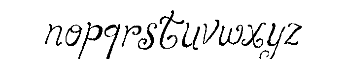 Whimsy Melonia Font LOWERCASE