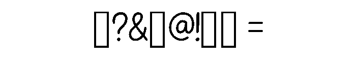 Whimsy Note Regular Font OTHER CHARS