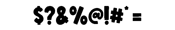 Whimsy Person Regular Font OTHER CHARS