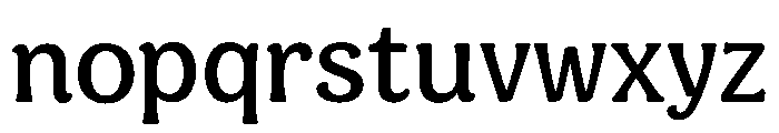 Whimsy Sans Font LOWERCASE
