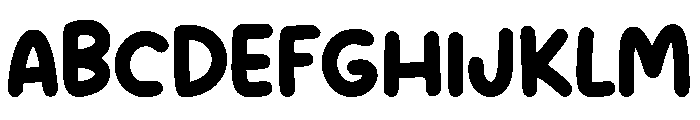 Whimsy School Font UPPERCASE