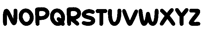 Whimsy School Font UPPERCASE