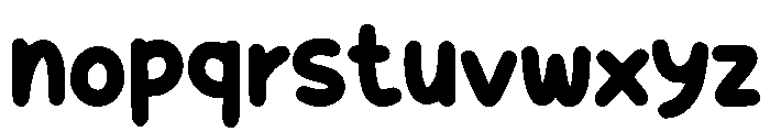 Whimsy School Font LOWERCASE