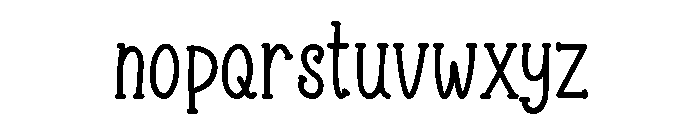 Whimsy Tale Font LOWERCASE