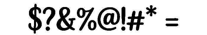 Whimsy Wave Regular Font OTHER CHARS
