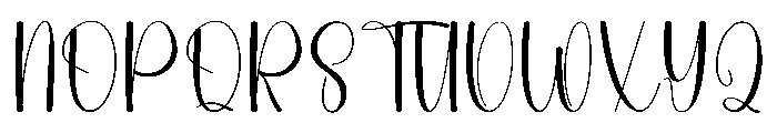 Whimsy Wedding Font UPPERCASE