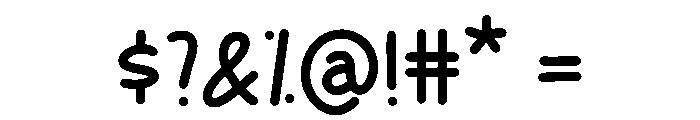Whimsy Wonder Font OTHER CHARS