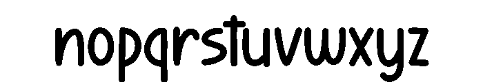 Whimsy Wonder Font LOWERCASE