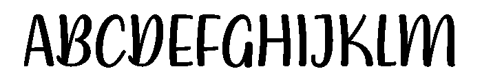 Whimsy Writing Font UPPERCASE