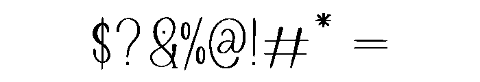 WhimsyChristmas Font OTHER CHARS