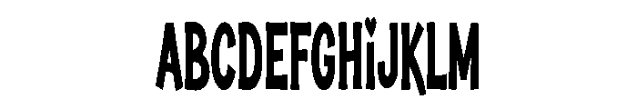 Whimsylo Font UPPERCASE