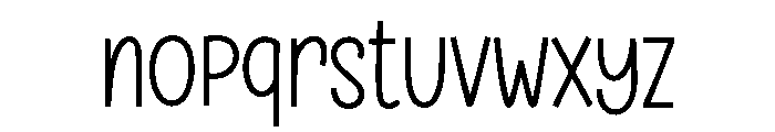 Whimza Font LOWERCASE