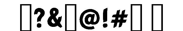 Whipcord Font OTHER CHARS