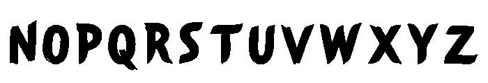 Whipcord Font UPPERCASE