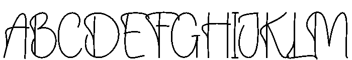 Whipie Saturday Font UPPERCASE