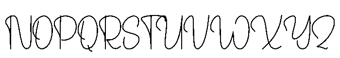 Whipie Saturday Font UPPERCASE
