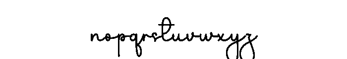 Whipie Saturday Font LOWERCASE