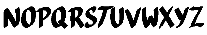 Whisker Gothic Font UPPERCASE