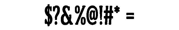 Whiskey Barrel Font OTHER CHARS