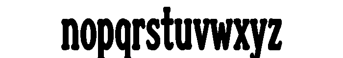 Whiskey Barrel Font LOWERCASE