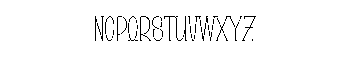 Whiskey Homemade Font LOWERCASE