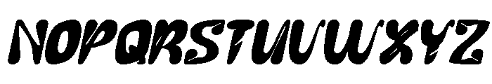 Whisper Heart Bold Italic Font UPPERCASE