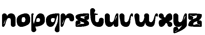 Whisper Heart Bold Font LOWERCASE