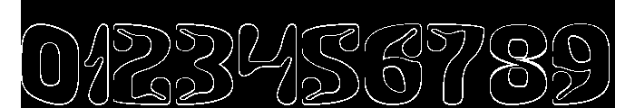 Whisper Heart-Hollow-Inverse Font OTHER CHARS