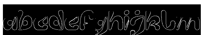 Whisper Heart-Hollow-Inverse FONT