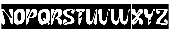 Whisper Heart-Inverse Font UPPERCASE