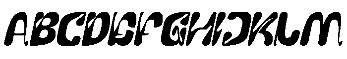Whisper Heart Italic Font UPPERCASE