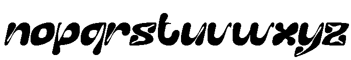 Whisper Heart Italic Font LOWERCASE