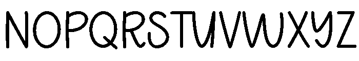Whisper Hearts Font UPPERCASE