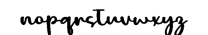Whisper Hearty Font LOWERCASE