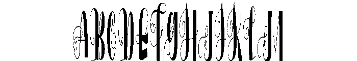 WhisperBloom Font UPPERCASE