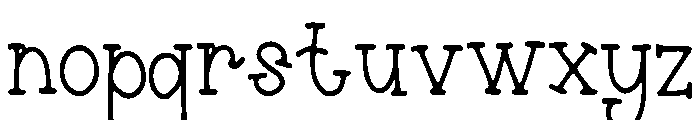 WhisperSans Font LOWERCASE