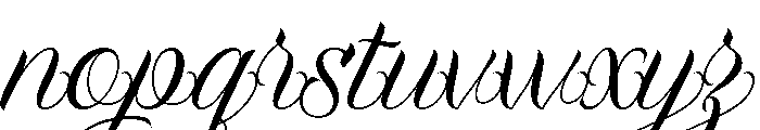 Whispers Regular Font LOWERCASE