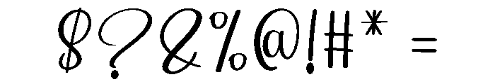 White Beautiful Font OTHER CHARS