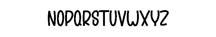 White Cowboy Font LOWERCASE