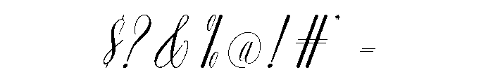 White Elovie Font OTHER CHARS